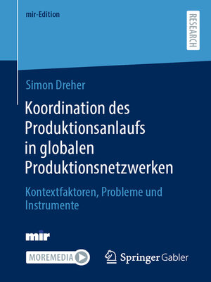 cover image of Koordination des Produktionsanlaufs in globalen Produktionsnetzwerken